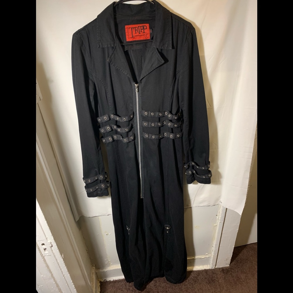 Vintage Goth Trench Coat